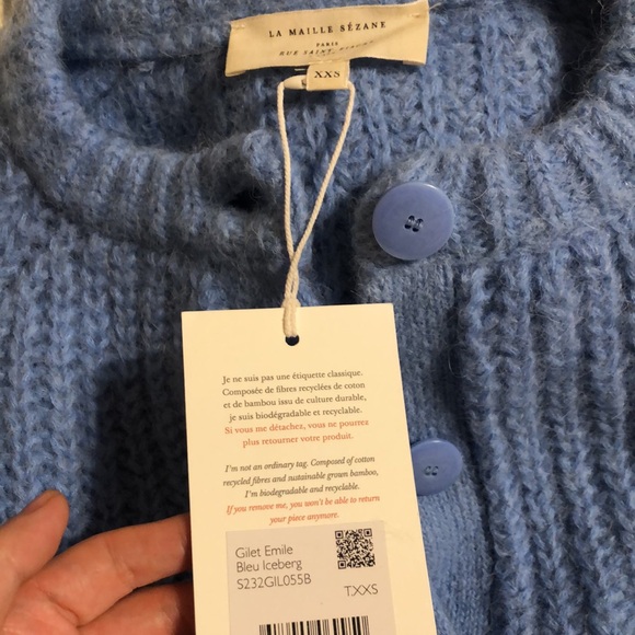 NWT Sezane emile cardigan - Picture 5 of 7